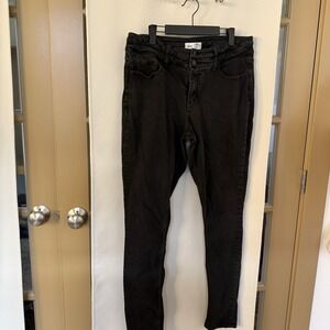 BKE Womens 32 Black‎ Gabby Curvy Fit High Rise Skinny Jeans Denim Pants Bottoms